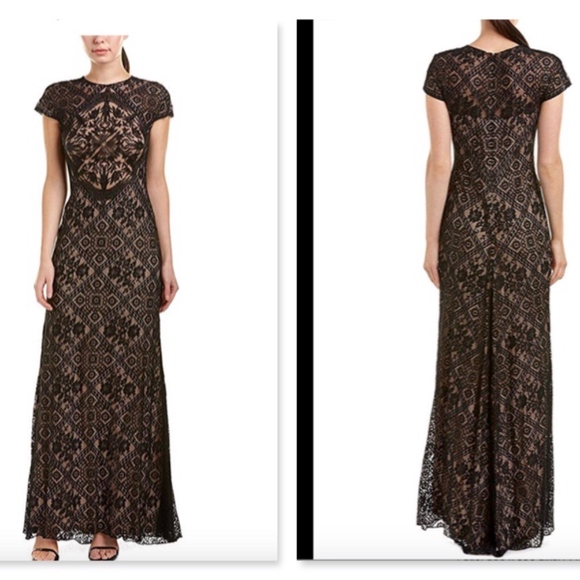 Tadashi Shoji Lace BRIDGETTE GOWN Size 14 - Picture 1 of 3